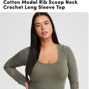 Ribbed long sleeve